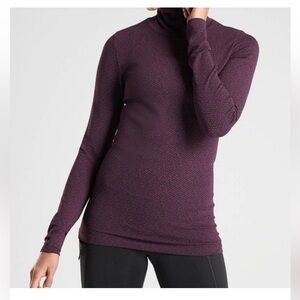 Athleta Flurry Peak Seamless Turtleneck